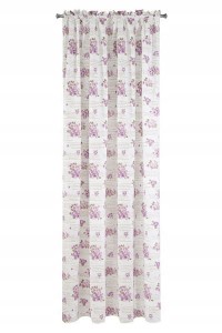 Zasłona na taśmie 140x250 Eurofirany Fiore fiolet