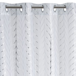 Firana gotowa 140x250 Eurofirany Biray b+srebrny