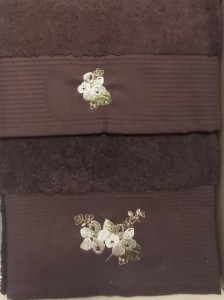 Komplet ręczników 3części Tac spring brąz