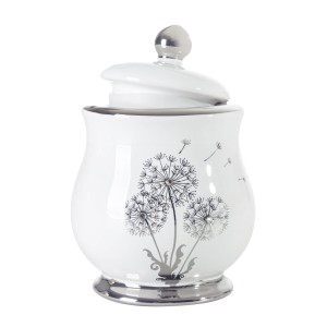 Pojemnik dekoracyjny ceramiczny Flores 01 Eurofirany