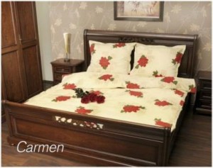 Pościel satynowa 200x220 Carmen krem