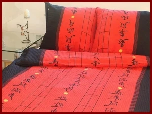 Pościel z satyny bawełnianej 200x220 bawełna chiński wzór