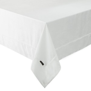 Obrus welurowy 145x260 Eurofirany Velvet biały