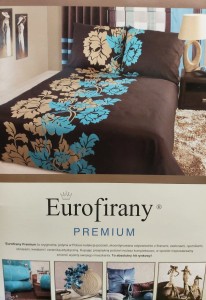 Pościel satynowa Eurofirany 160x200 Ruby brąz