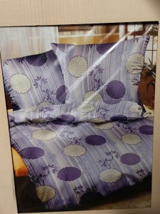 Pościel satynowa 160x200 fiolet