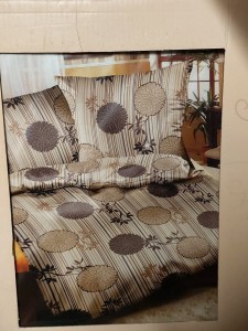 Pościel satynowa 160x200 beżowa