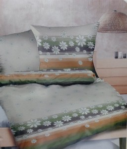 Pościel satynowa 160x200 kwiatuszki