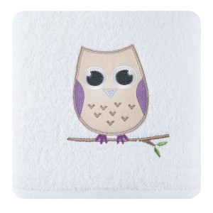 RĘCZNIK DLA DZIECKA 50X90 BABY13 krem sowa