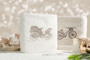 Ręcznik Eurofirany 50x90 Sara krem