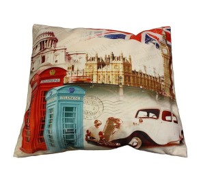 Poszewka dekoracyjna 40x40 London Londyn budki