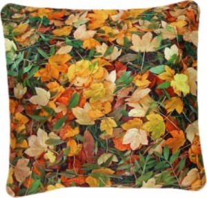 Poszewka dekoracyjna jesienna 40x40 jesień liście