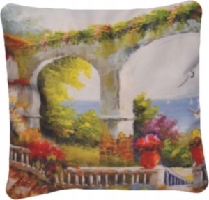 Poszewka dekoracyjna pejzaż 40x40