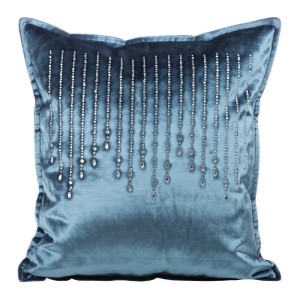 Poszewka dekoracyjna premium 45x45 Eurofirany Royal1 niebieski