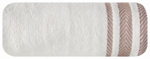 Ręcznik 50x90 Eurofirany Mona krem+beż