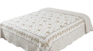 Narzuta 170x210 pikowana Iga krem+beż