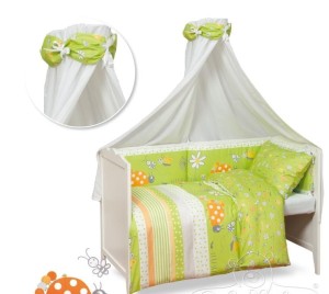 Komplet pościeli do łóżeczka Spring Green 100x135