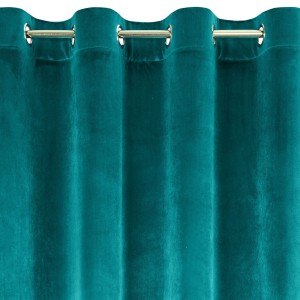ZASŁONA welurowa 140x250 EUROFIRANY SAMANTA turkus