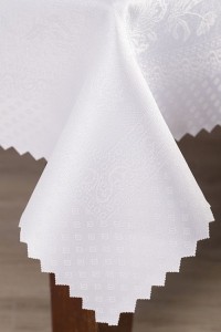 Obrus 140x300 Belissa 3002 biały