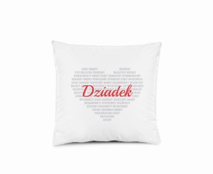Poduszka na prezent Dziadek 40x40 na Dzień Dziadka