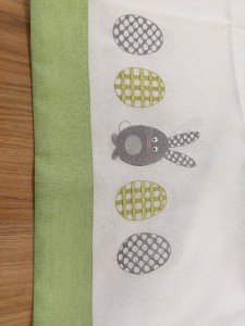 Obrus Wielkanoc 140x180 Pisanki zieleń