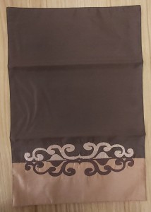 Komplet podkładka mata 30x45 Eurofirany 3 brąz