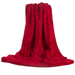 Koc z mikrofibry 200x220 Elway czerwony