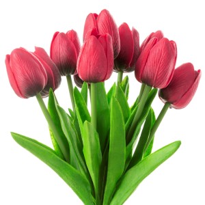 Kwiat sztuczny 320 tulipany czerwone Eurofirany bukiet