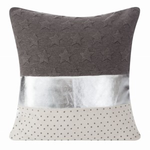 Poszewka 40x40 Eurofirany Zaja srebrny+natu