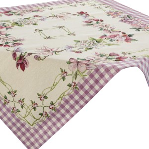 Obrus gobelinowy 100x100 Eurofirany 1225 fiolet