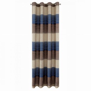 Zasłona 140x250 Eurofirany Erin granat+kakao