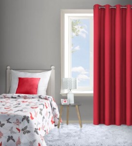 Narzuta 170x210 ALBINA EuroFirany biały+czerwony