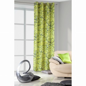 Zasłona 140x250 Eurofirany Dona zielony