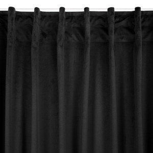 Zasłona na taśmie flex 140x300 Eurofirany Madlen czarny