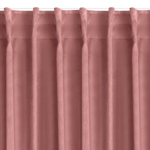 Zasłona na taśmie flex 140x300 Eurofirany Madlen c.róż