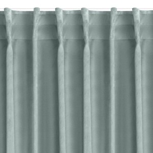 Zasłona na taśmie flex 140x300 Eurofirany Madlen srebrny