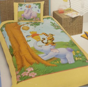 Pościel 160x200 Kubuś Puchatek miodek