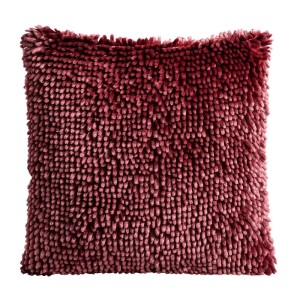 Poszewka ozdobna 40x40 Eurofirany Shaggy c.bordo