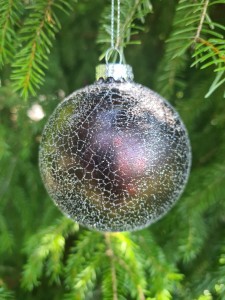 Bombka ozdoba Eurofirany Spark 28-9 czekolada ciemna 8cm