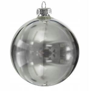 Bombka ozdoba Eurofirany Adela 8cm grafit