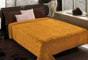 Narzuta 220x240 pluszowa Eurofirany Paris pomarańcz