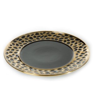 PATERA DEKORACYJNA MADLEN (4) (FI) 30X2 CM CZARNY