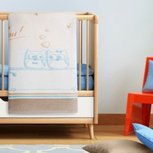 Kocyk bawełniano-akrylowy PICO 100x120 Eurofirany