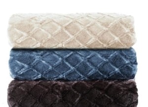 Poszewka 40x40 Luxima romby brąz