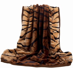 Koc akrylowy 160x210 Elway ruda skóra