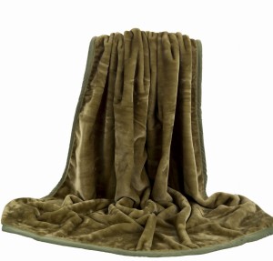 Koc akrylowy 160x210 Elway khaki