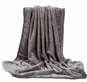 Koc akrylowy 160x210 Elway jasny szary