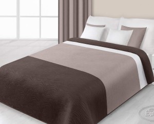 Narzuta pikowana 170x210 Eurofirany Tina brąz