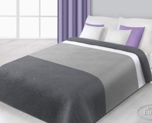 Narzuta pikowana 170x210 Eurofirany Tina szary