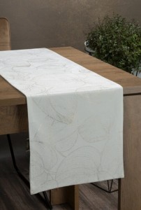 OBRUS BLINK 16 35X180 CM BIAŁY