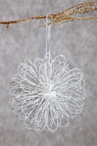 Ozdoba choinkowa Eurofirany shiny 2-1 biały